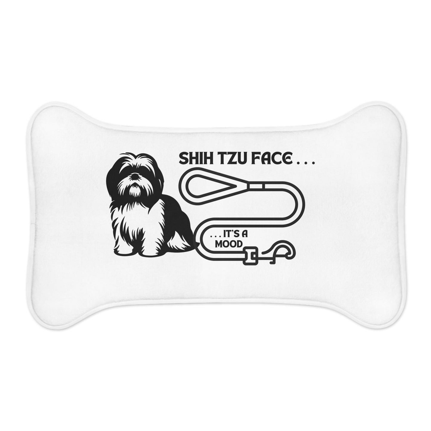 Shih Tzu Face - It's a Mood Pet Feeding Mat