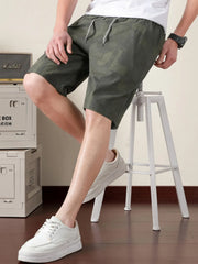 Men's Pocketed Drawstring Shorts