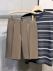 Men's Pleated Front Casual Shorts