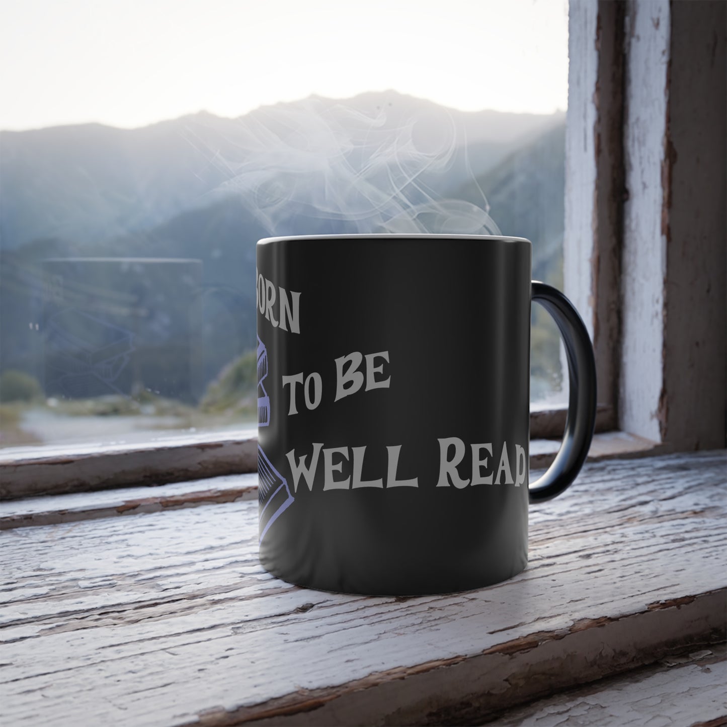 Born To Be Well Read Color Morphing Mug