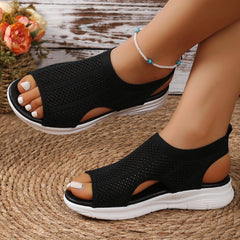 Breathable Mesh Open Toe Sandals