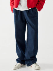 Men's Classic Oversized Cotton Jeans with Stretch