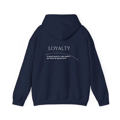 Loyalty - A unique quality, very rarely returned or appreciated.