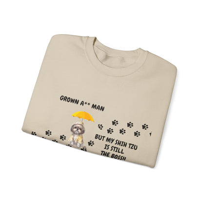 Grown A** Man Shih Tzu Boss Sweatshirt