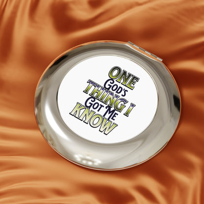 God's Got Me Compact Travel Mirror