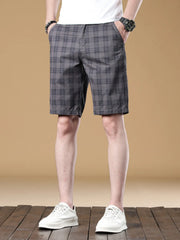 Men's Plaid Casual Shorts