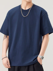 Men's Solid Color Loose T-Shirt
