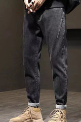 Men's Wash Straight Leg Jeans