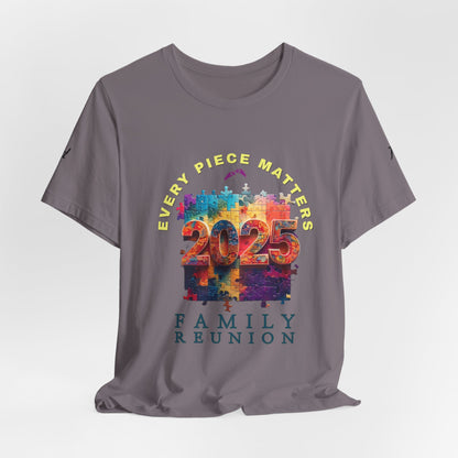 Family Reunion Crew Neck T-Shirt - Every Piece Matters