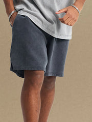 Men's Cotton Elastic Waist Shorts