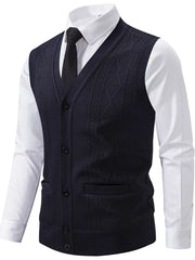 Men's Button-Down Sweater Vest