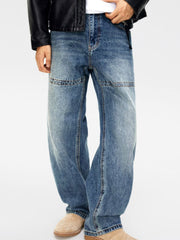 Men's Vintage Wash Relaxed Fit Jeans