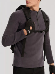 Men's Quarter Zip Long Sleeve Top