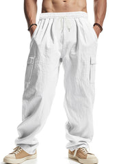 Men's Relaxed Fit Cargo Drawstring Pants