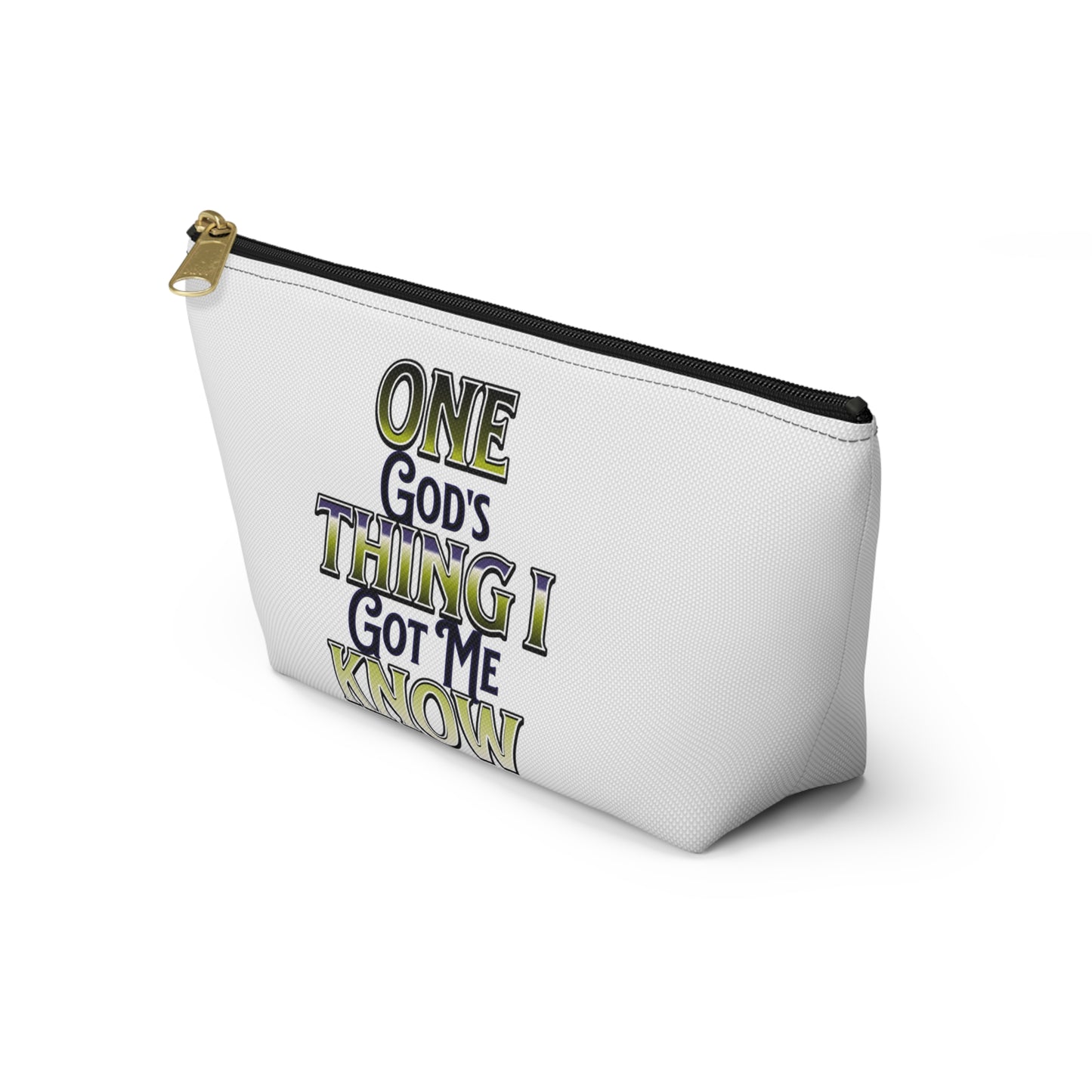 God's Got Me Accessory Pouch w T-bottom