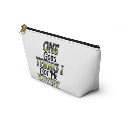 God's Got Me Accessory Pouch w T-bottom