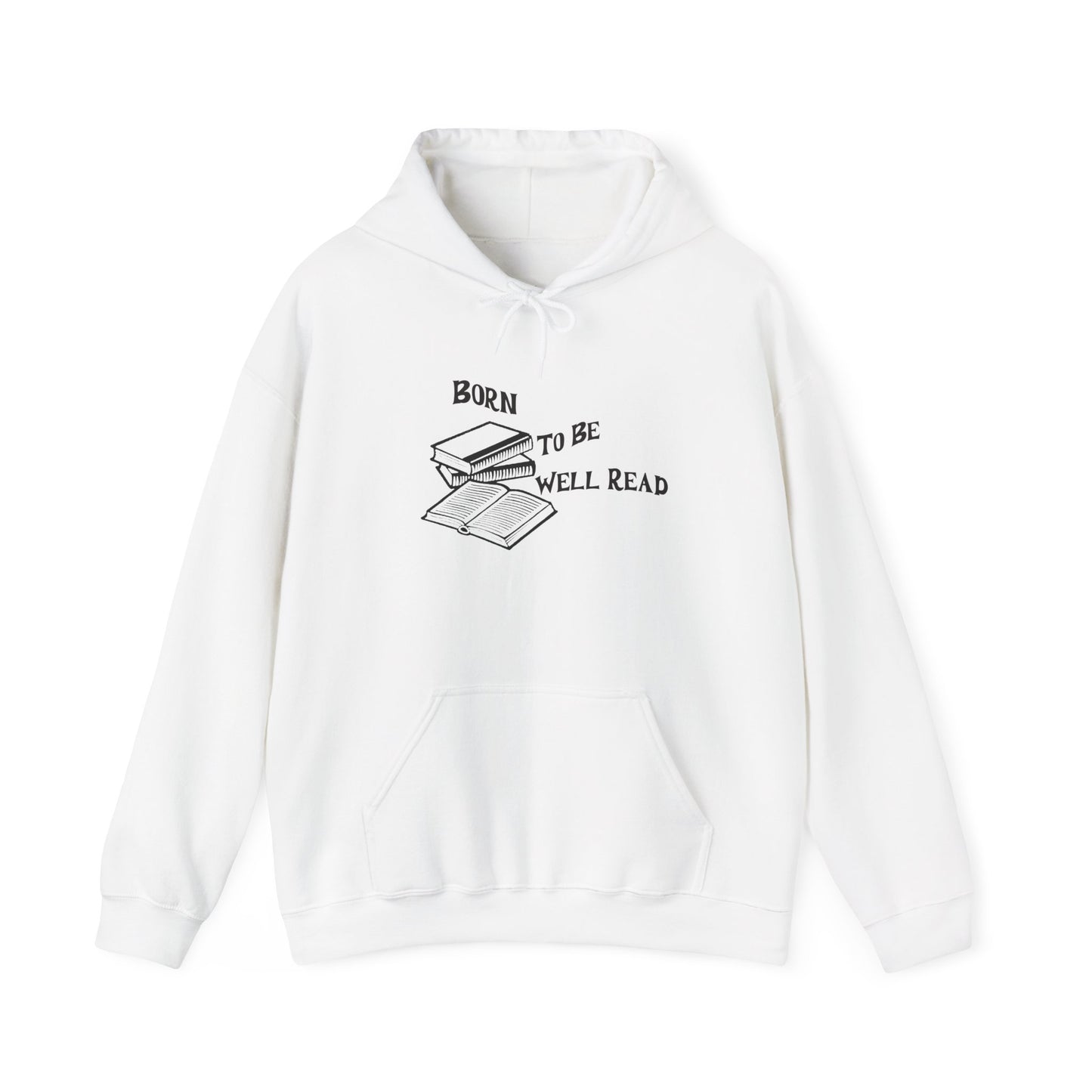 Born To Be Well Read Unisex Heavy Blend Hooded Sweatshirt