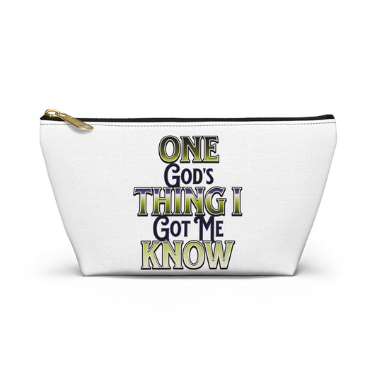 God's Got Me Accessory Pouch w T-bottom