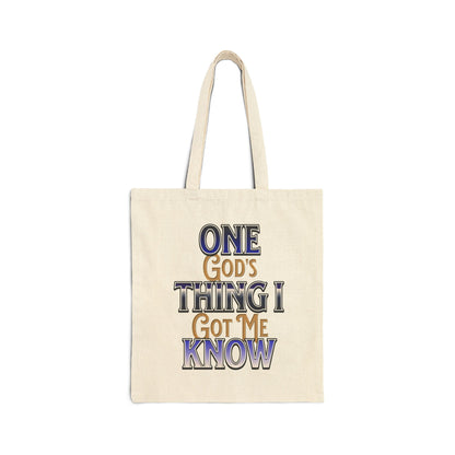 God's Got Me Tote Bag