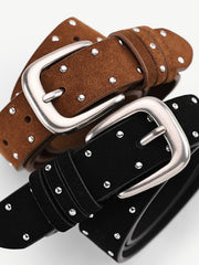 Studded Classic Buckle Belt