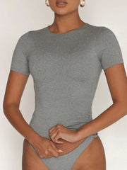 Round Neck Swim Top
