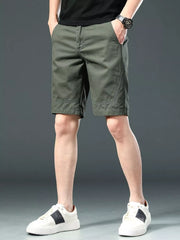 Relaxed Cotton Chino Shorts for Men