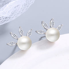 Pearl Stud Earrings