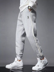 Men's Striped Joggers