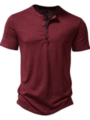 Men's Button Detail T-Shirt