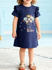 Children's Floral Boot Dress