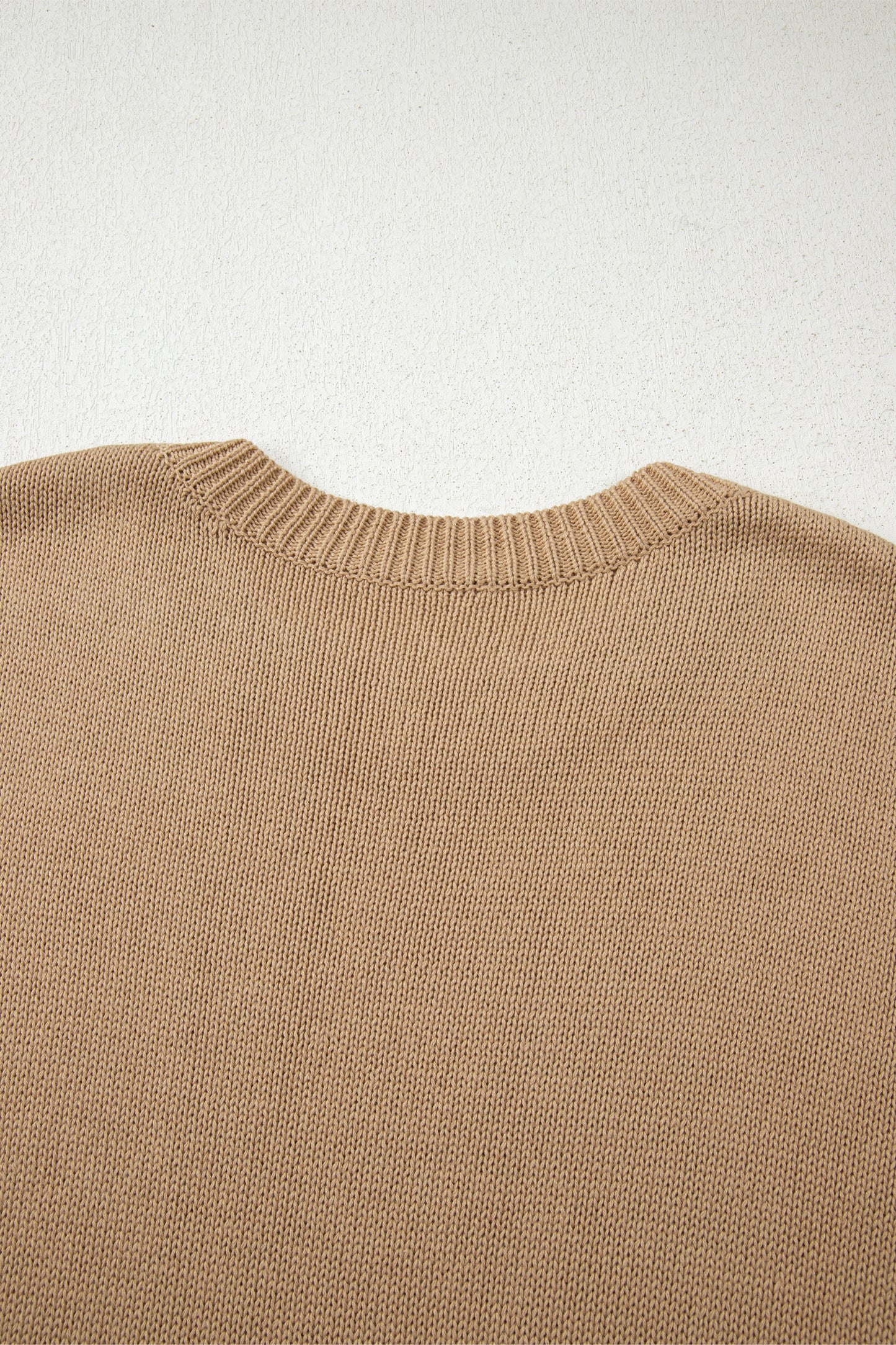 Exposed Seam Sweater Dress