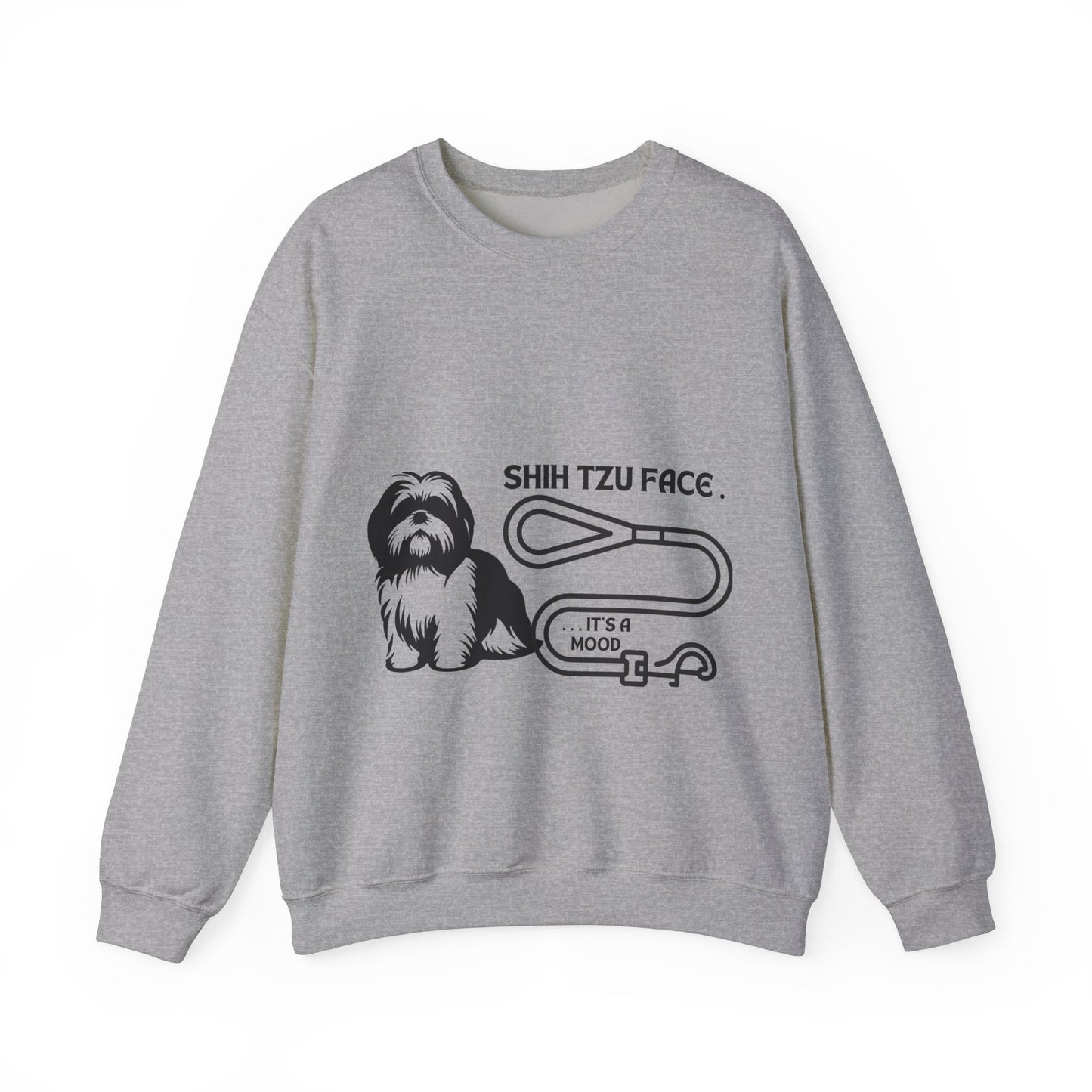 Shih Tzu Face - It's a Mood Unisex Crewneck Sweatshirt