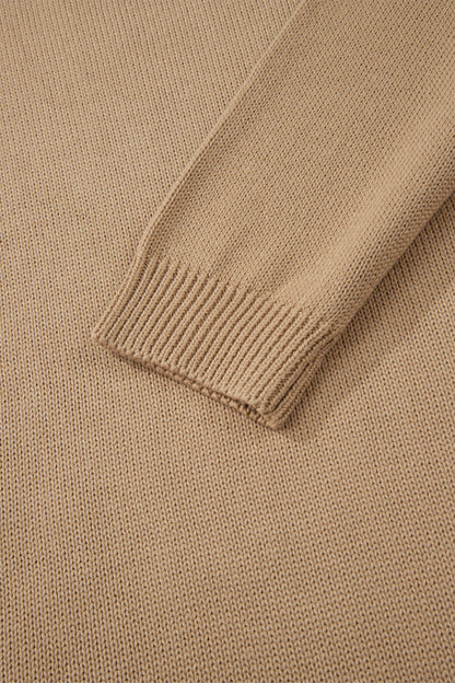 Exposed Seam Sweater Dress