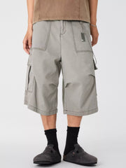 Men's Cotton Relaxed Fit Cargo Shorts