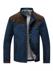 Men's Full Size Quilted Snap Down Jacket Plus Size