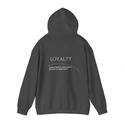 Loyalty - A unique quality, very rarely returned or appreciated.