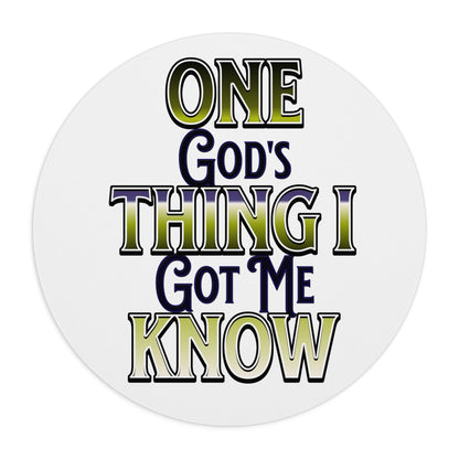 God's Got Me Mouse Pad - Inspirational Desk Accessory