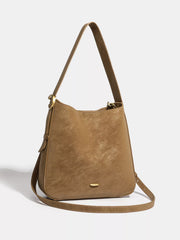 Casual Faux Leather Shoulder Bag