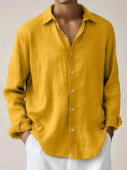 Men's Button Up Long Sleeve Shirt