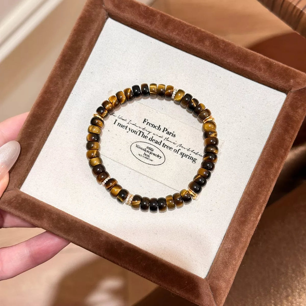 Tiger's Eye Beaded Bracelet