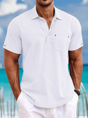 Men's Breathable Polo Plus Size