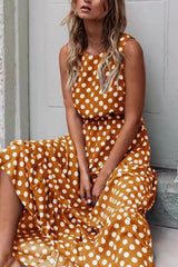 Cotton Polka Dot Dress