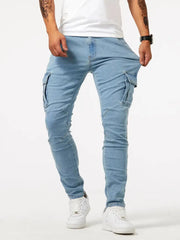 Men's Skinny Cargo Jeans