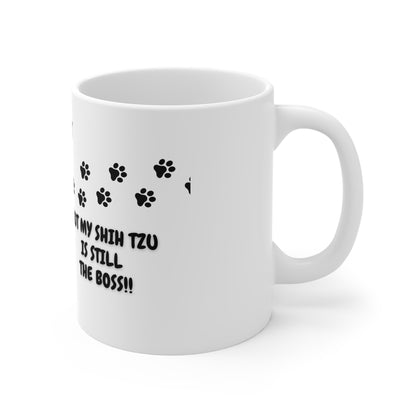 Grown A** Adult Shih Tzu Boss Beverage Mug