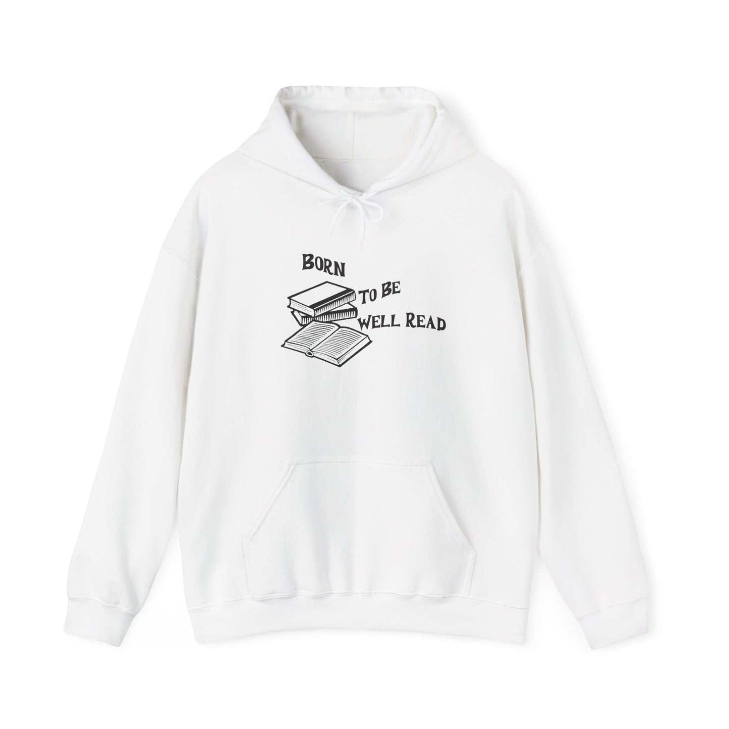 Born To Be Well Read Unisex Heavy Blend Hooded Sweatshirt