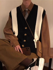 Men's Button-Down Sweater Vest