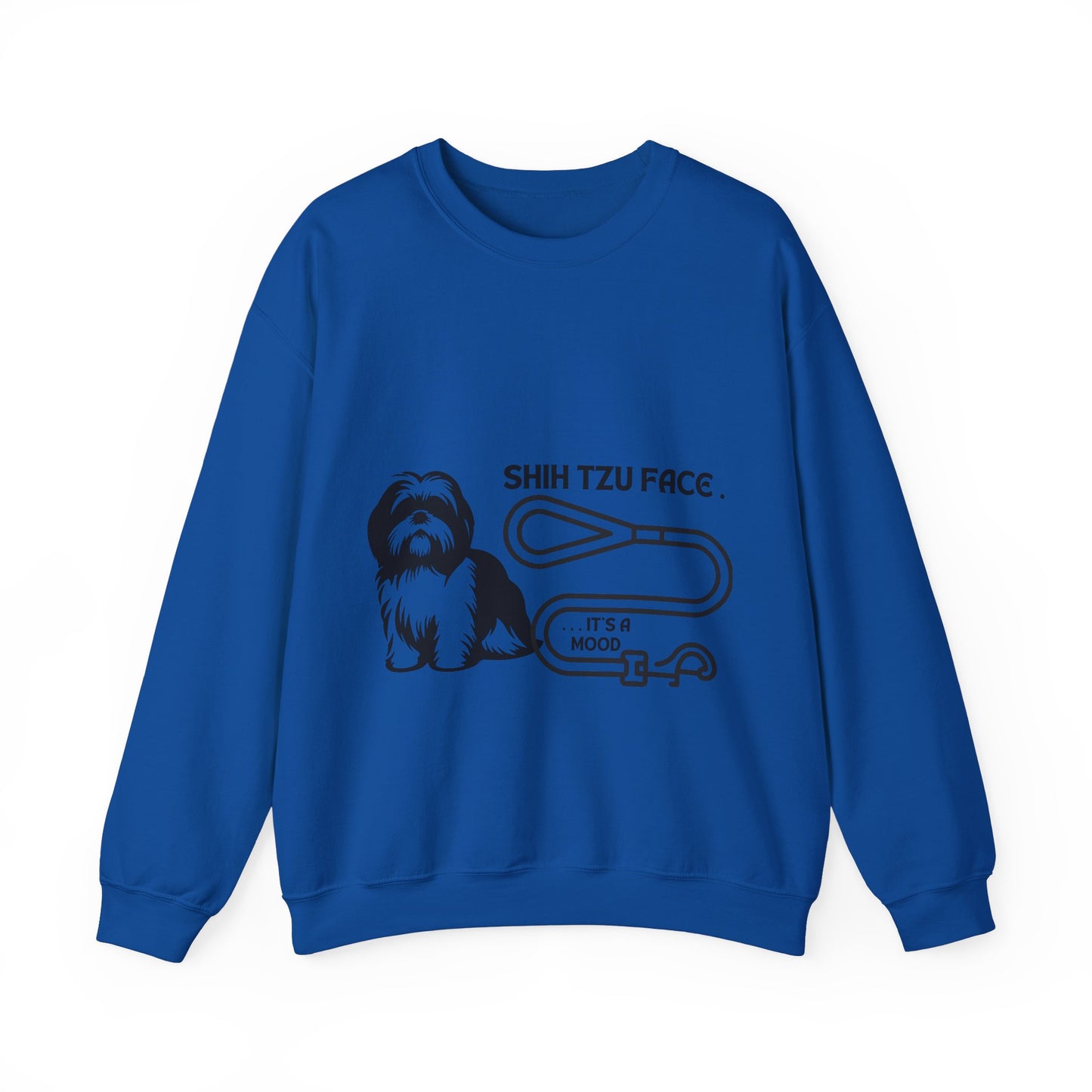 Shih Tzu Face - It's a Mood Unisex Crewneck Sweatshirt