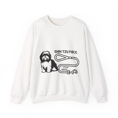 Shih Tzu Face - It's a Mood Unisex Crewneck Sweatshirt