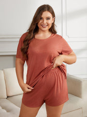 Plus SizeTwo-Piece Loungewear Set