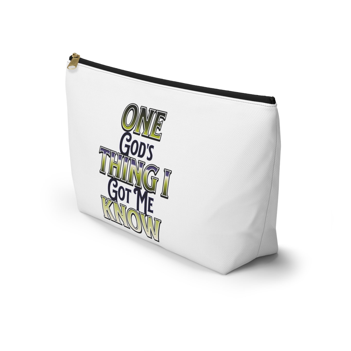 God's Got Me Accessory Pouch w T-bottom